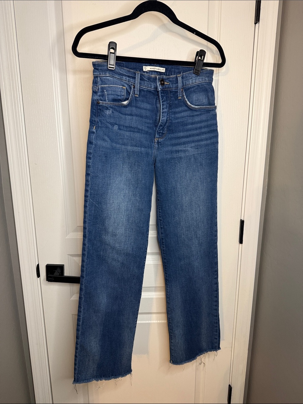 Whetherly High-Rise Wide Leg Jeans in Blue 27L